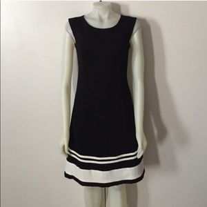 Black and white INC dress